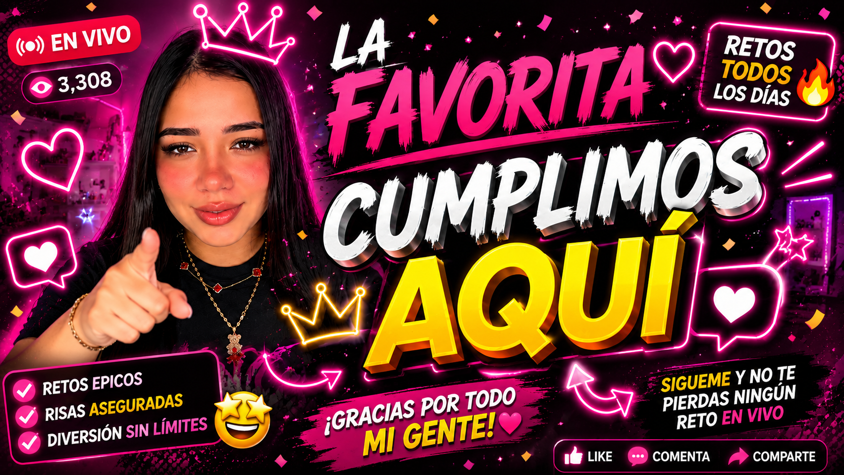 La Favorita y sus retos: El fenómeno viral que está conquistando las redes sociales